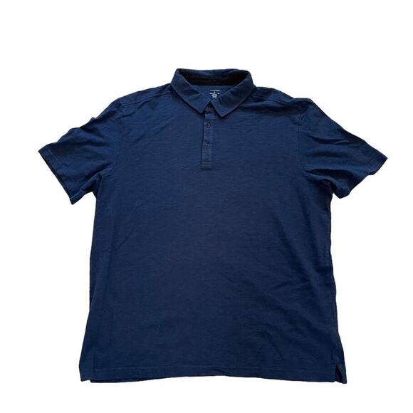 14th & Union Other - New 14th & Union Nordstrom Navy Blue Short Sleeve Cotton Polo Shirt Size XL